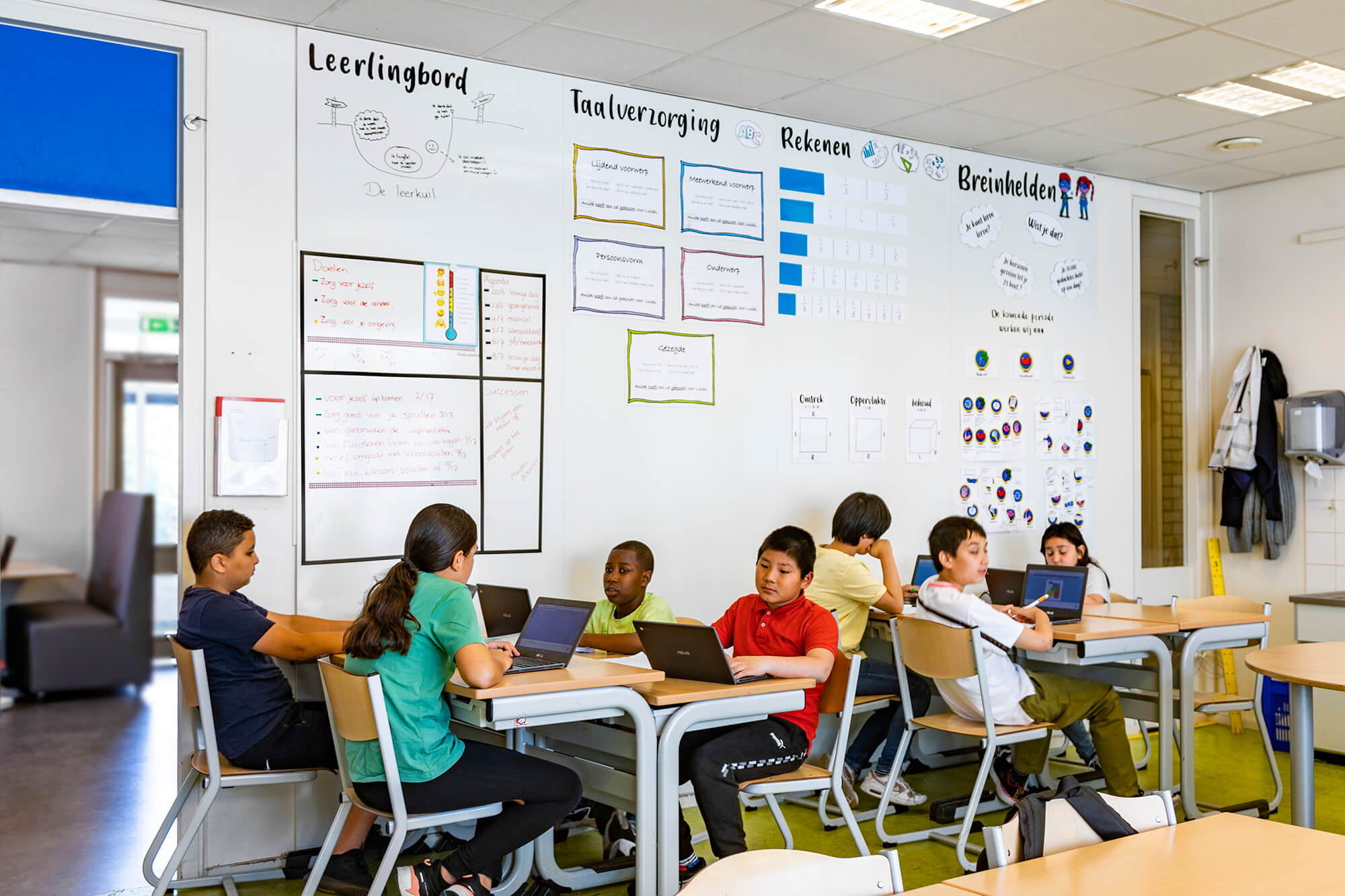 Beeld ter illustratie pagina onderwijsaanpak, OBS Maria-school, Rotterdam