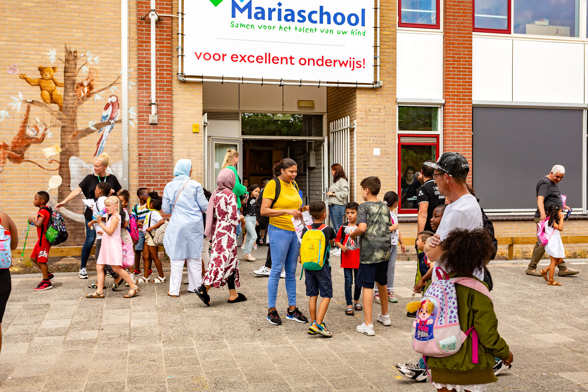 Beeld ter illustratie pagina Voor de ouders, OBS Mariaschool, Taandersplein